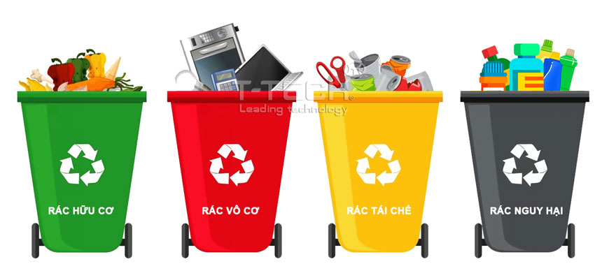 Phân loại rác thải rất quan trọng trước khi xử lý rác thải